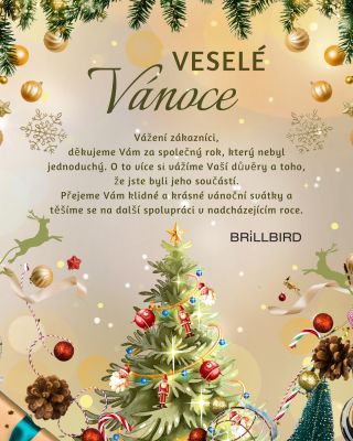 Vážení zákazníci, děkujeme Vám za společný rok, který nebyl jednoduchý. O to více si vážíme Vaší důvěry a toho, že jste...